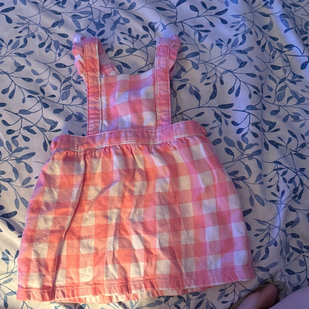 Wonder Nation Pink and White Plaid Dress